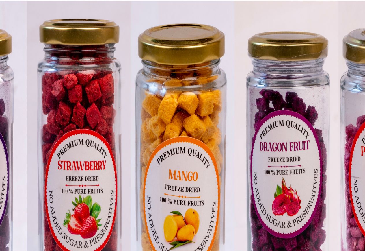 Freeze dried fruits cover